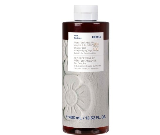 Korres Korres Mediterranean Vanilla Blossom-Αφρόλουτρο με Άνθη Βανίλιας, 400ml
