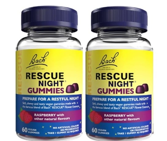 Power Health 1+1 Power Health Back Rescue Night Gummies Raspberry-Συμπλήρωμα Διατροφής για τον Ύπνο με Γεύση Βατόμουρο, 60 Ζελεδάκια